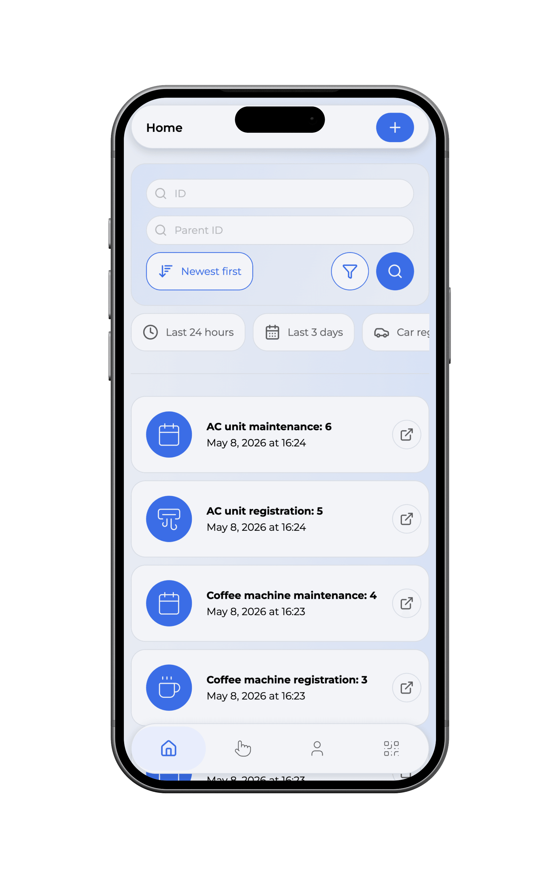 Novompo app preview on iPhone